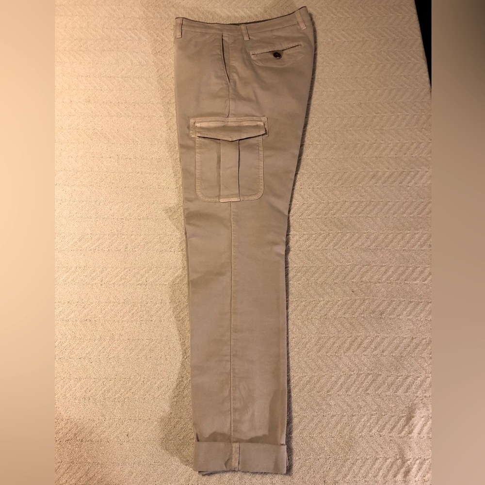 ELEVENTY Milano Khaki Cargo Pants Size 33